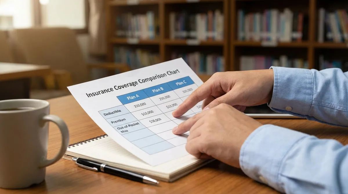 Porównanie tabel ochrony ubezpieczeniowej w trakcie nauki