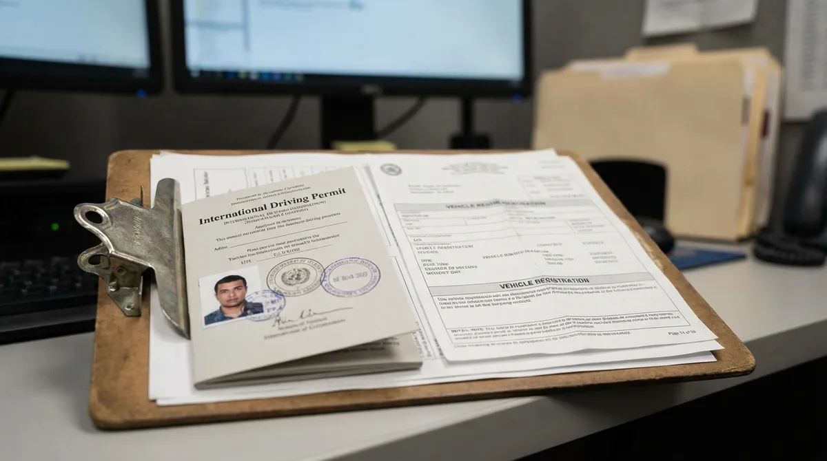 Dokumenty pojazdu przygotowane przed przeprowadzką międzynarodową